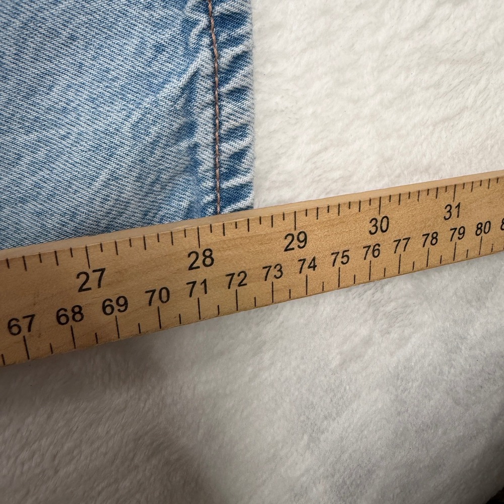 American Eagle 14 AE Dreamy Drape Strigid A-Line Fit Jeans Grunge Punk Festival - Picture 15 of 16